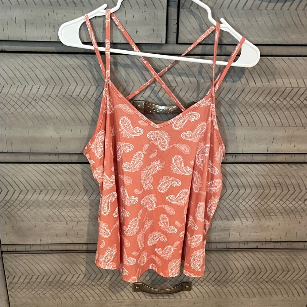 Papermoon Coral Paisley Cami Top